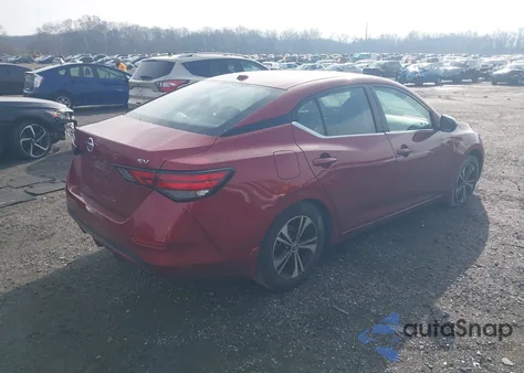 2021 Nissan Sentra Sv Xtronic Cvt z USA, uszkodzony, nr VIN 3N1AB8CV8MY263100